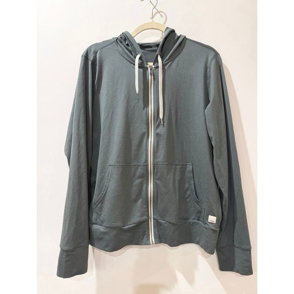 Vuori Halo Performance Hoodie 2.0 Womens XL Sage Green Athletic Sweatshirt